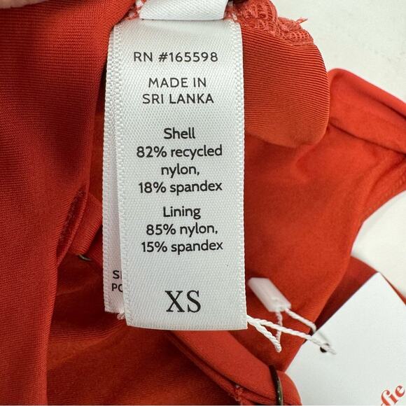 Andie Swim The Tahiti One Piece In Chili Pepper Open Back Deep V Size XS NEW - Picture 11 of 14